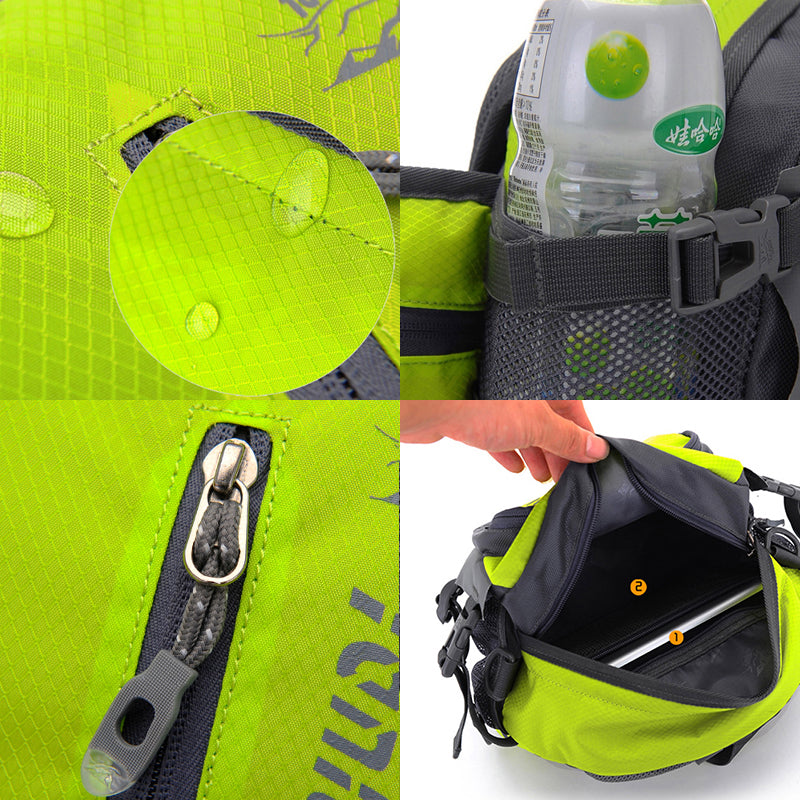 HikeMate - Praktisk midjeveske med flere lommer og slitesterk design