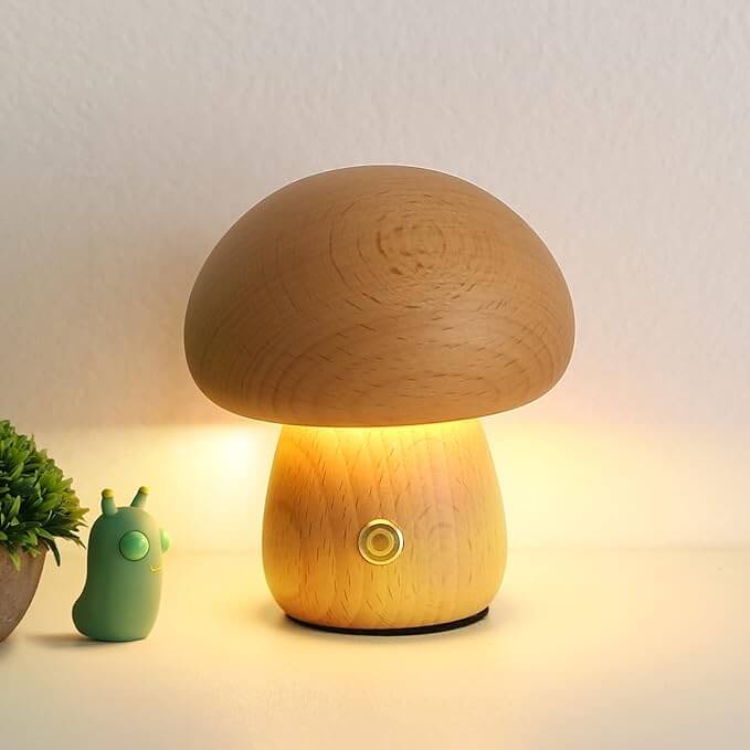 PortoBello - Fortryllende soppformet lampe med justerbar lysstyrke