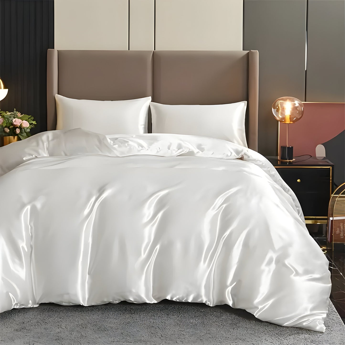 DreamLuxe - Dynetrekk med Skjult Glidelåslukking med Luksuriøs Sover
