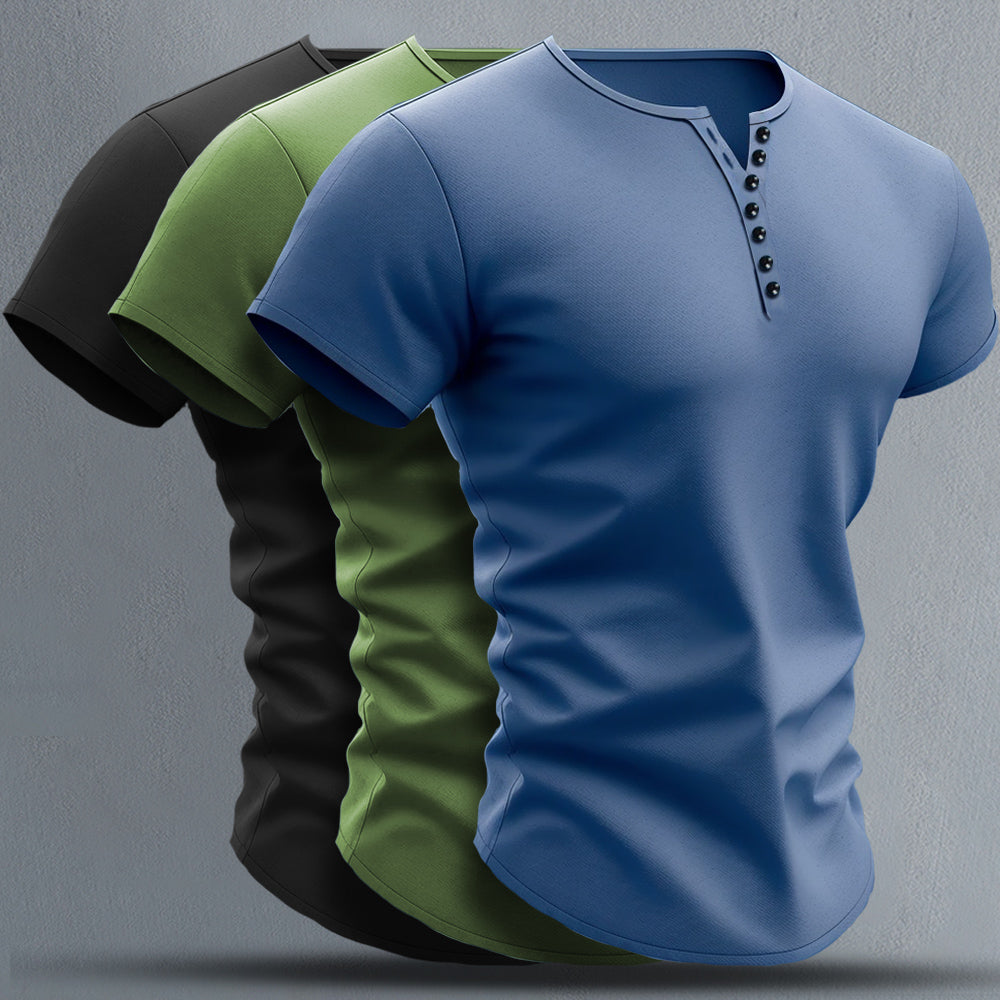 Bruce - Klassisk, kortermet skjorte med smal passform og strukturert form