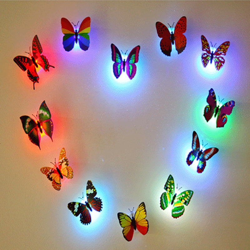 LumiWings – Fortryllende 3D Sommerfuglnattlys med Dekorativ Effekt