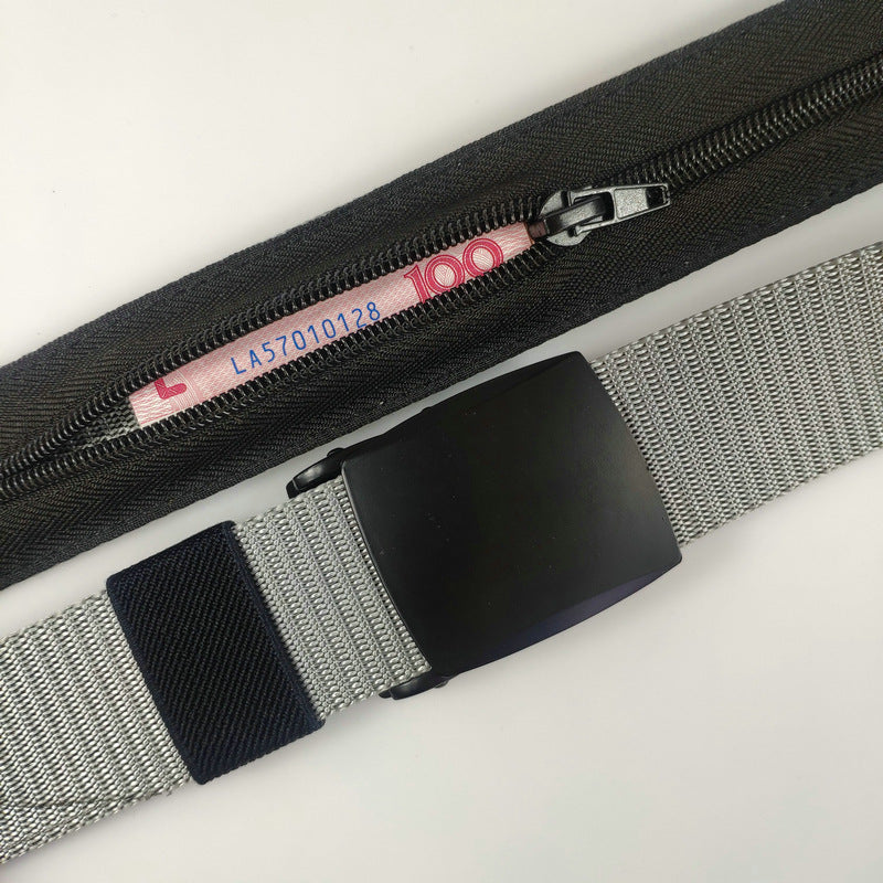 PocketFlex - Belte med skjulte glidelåslommer for praktisk oppbevaring