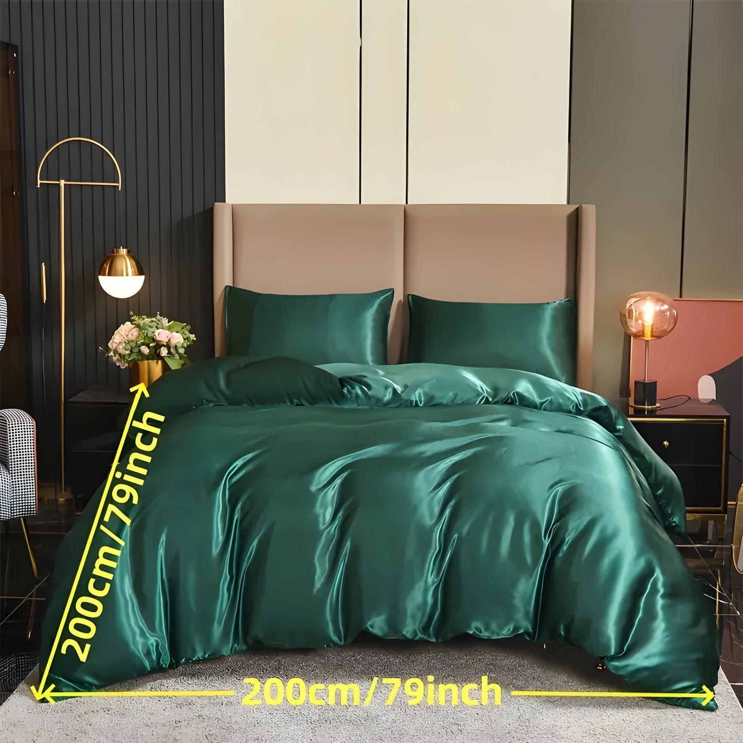DreamLuxe - Dynetrekk med Skjult Glidelåslukking med Luksuriøs Sover