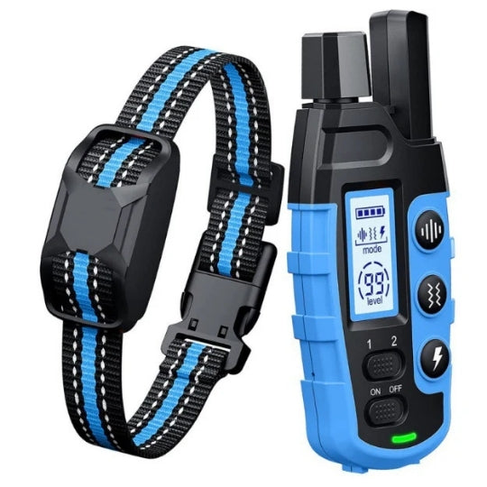 ProTrain - Fjernstyrt dressurhalsbånd med lang rekkevidde og justerbare moduser