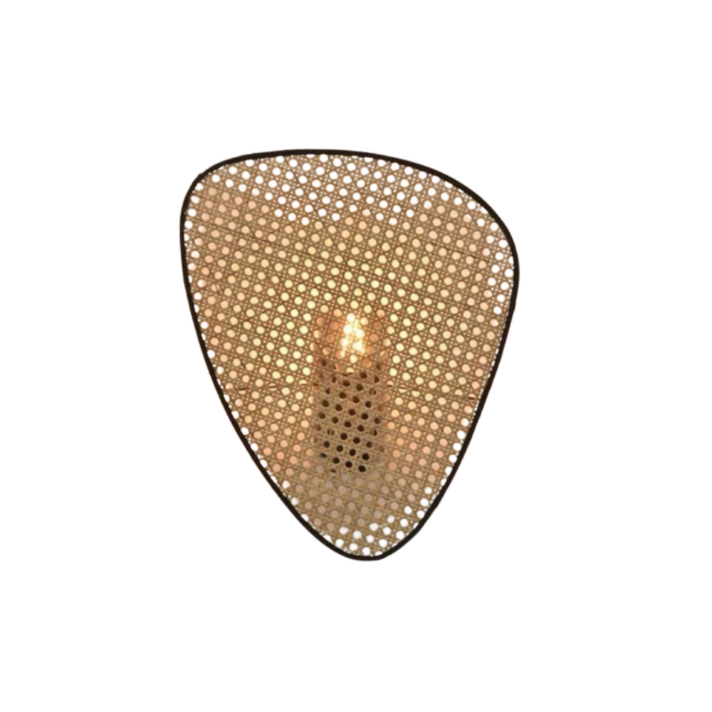 LuminaWeave - Håndlaget vegglampe for moderne eleganse og myk belysning