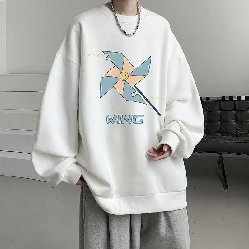 Archer – Langermet Genser med Rund Hals og Ribbedetaljer