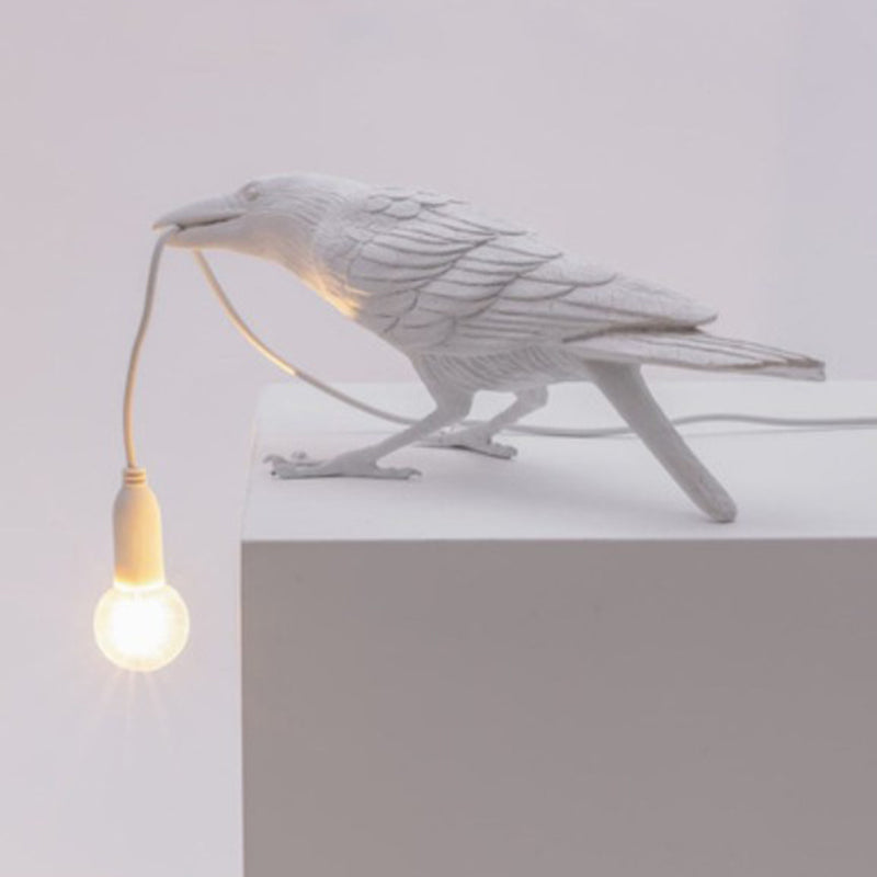 LumaPerch – Fugleformet bordlampe med skulpturelt Utforming og varmt omgivelseslys