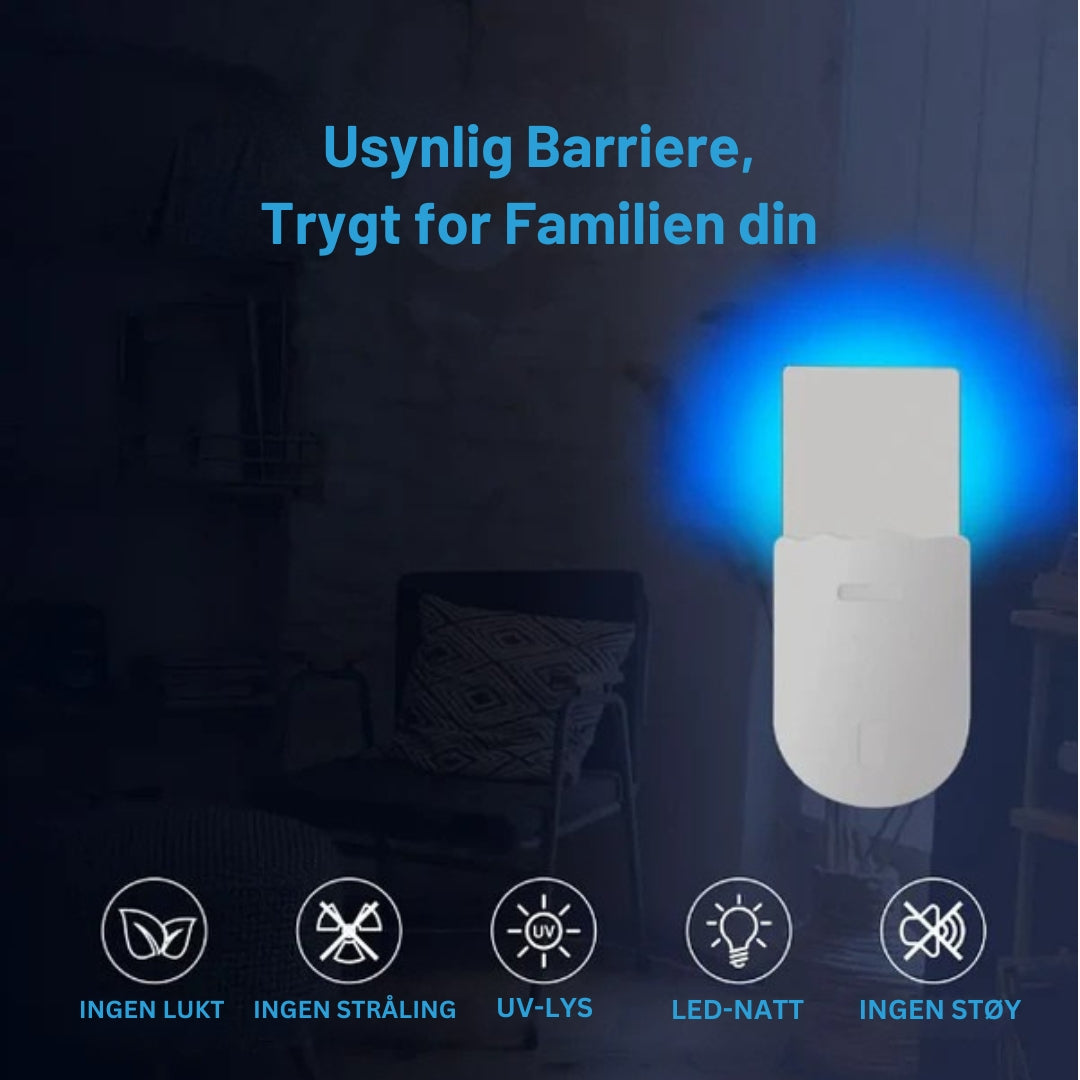 TrapLite - Elektrisk insektfanger med UV-lys for et insektfritt hjem