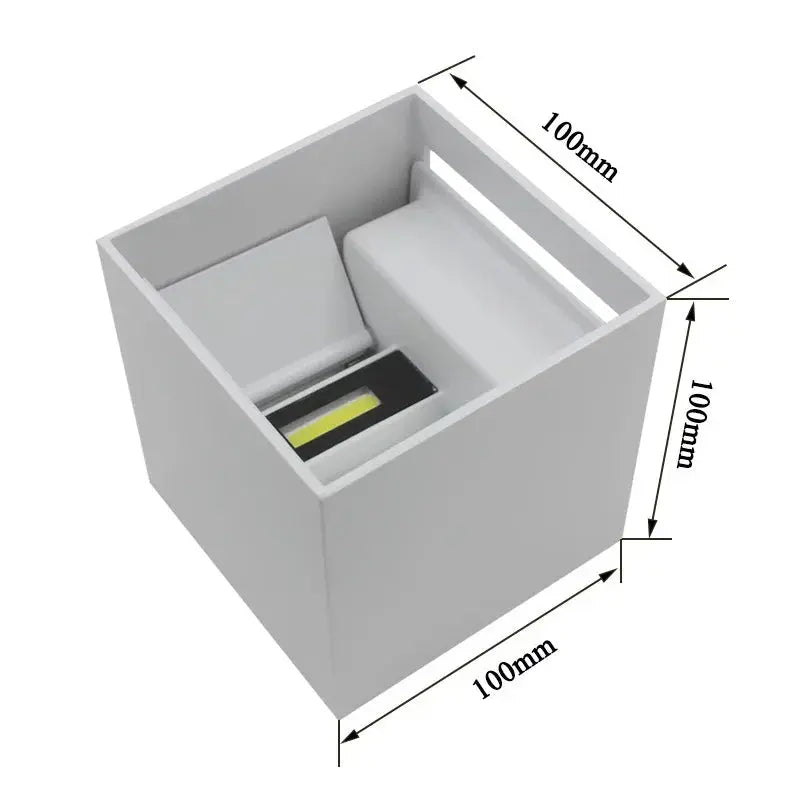 LumeGuard - Værbestandig LED-vegglampe med fjernkontroll