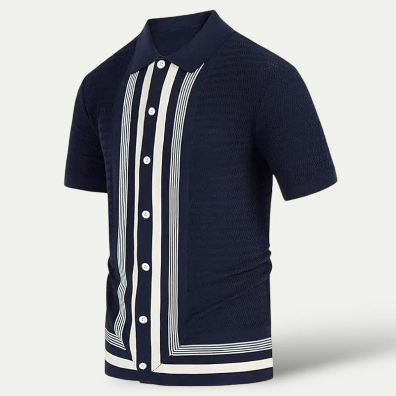 Tony – Slim Fit Polo med Korte Ermer