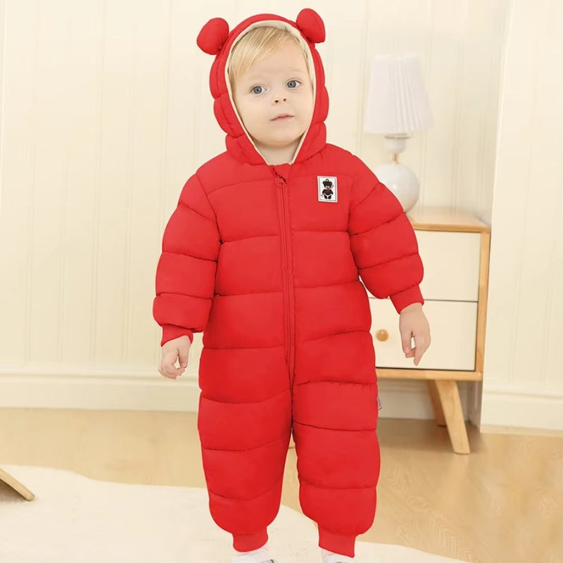 SnuggleBee – Babydrakt med Hette og Glidelås foran