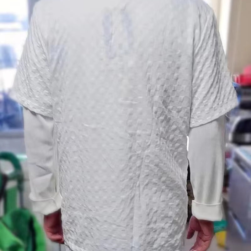 Theodore – To-Delt Sett med Kortermet Skjorte og Vide Bukser