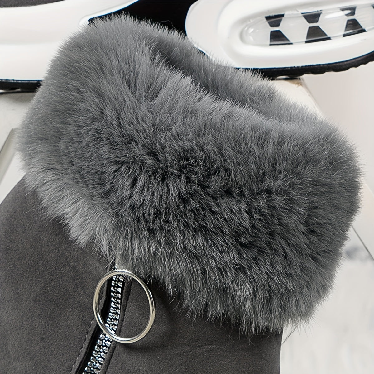 Lina - Varmende og Komfortable Sklisikre Pelsforede Støvler med Sidelommeglidelås