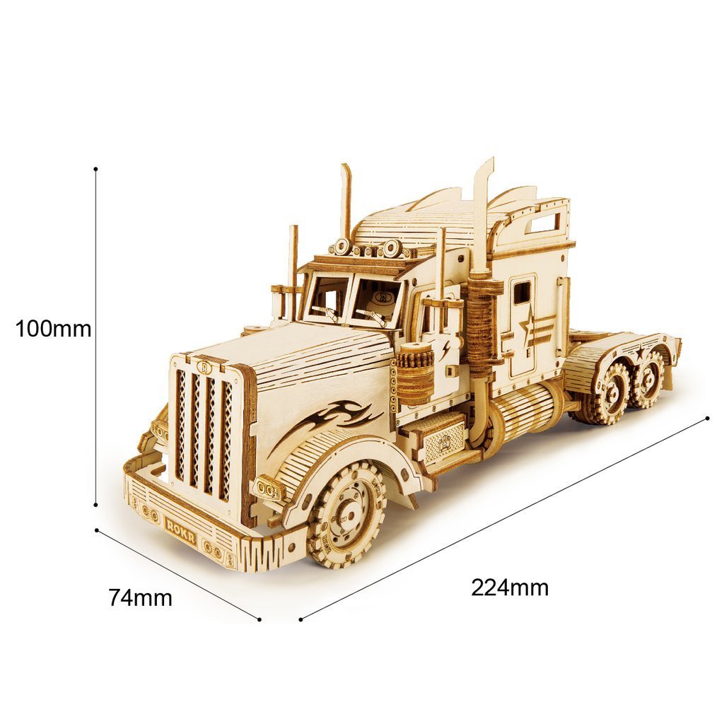 BuildMaster - 3D lastebilpuslespill med realistisk design og brikker som griper inn i hverandre