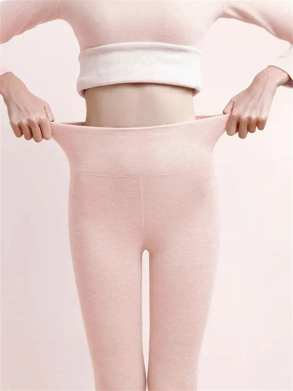 Anna - Varme og koselige fleecefôrede leggings med høy midje