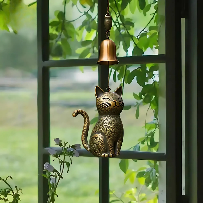 MoonCharm – Katte Vindklokke Dørpynt Med Bjelle Design