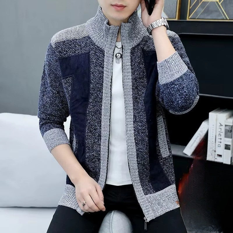 Keaton – Langermet Jakke med Glidelås og Ribbedetaljer