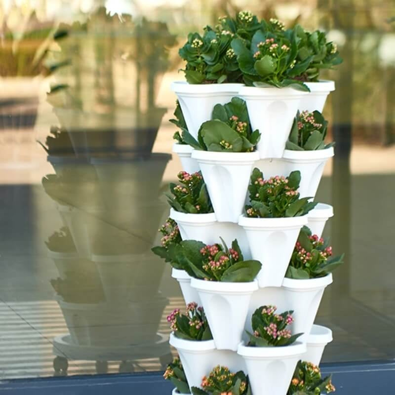 PotNest – Stablebare flerlagede resin-plantepotter