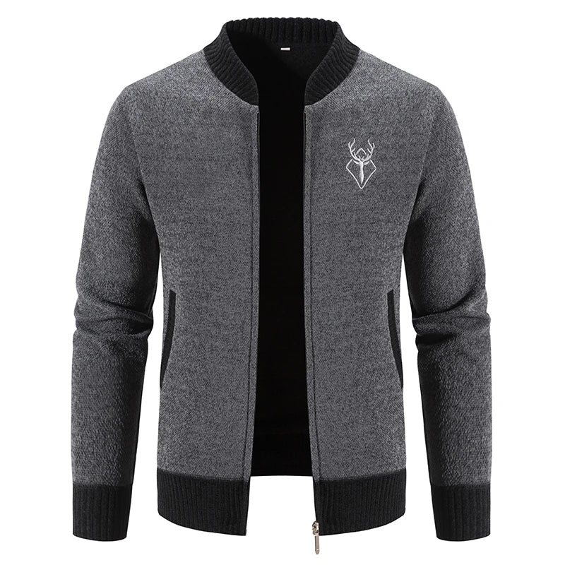 Bruno - Slim-Fit Langermet Jakke Med Glidelås Og Lommer