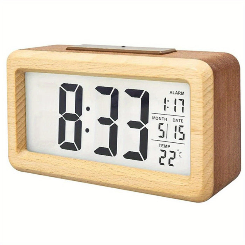TimeNest – Digital vekkerklokke med klart LED-display
