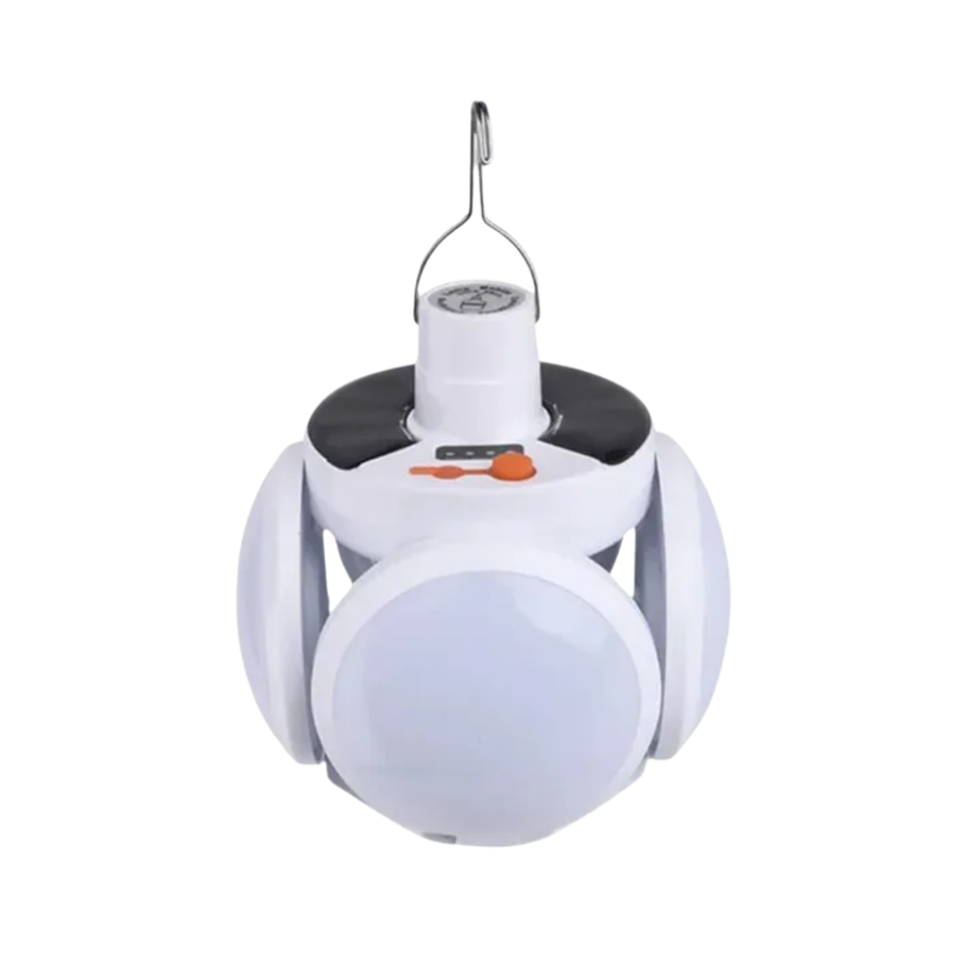 EcoShine - Solcelledrevet utendørslys med USB-lading for jevn belysning