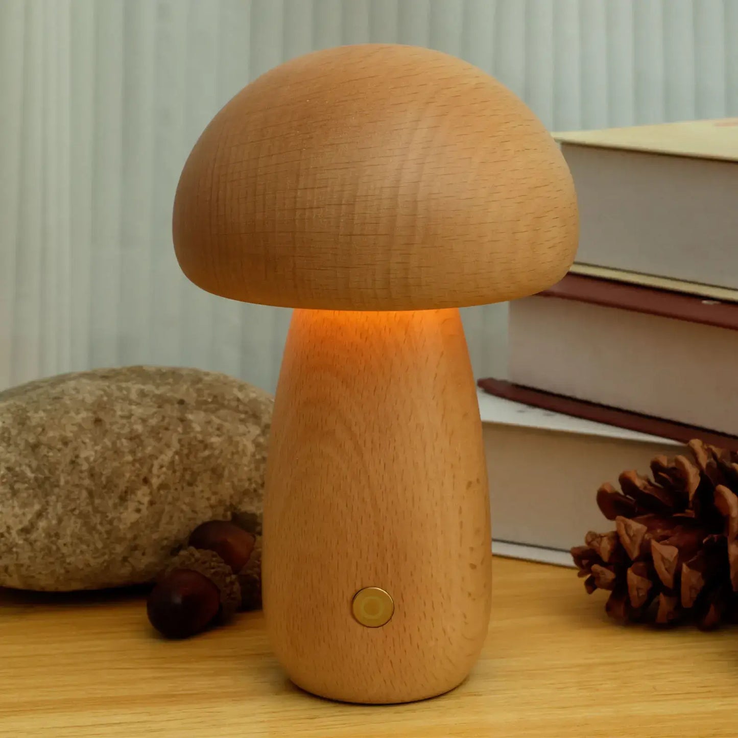 PortoBello - Fortryllende soppformet lampe med justerbar lysstyrke