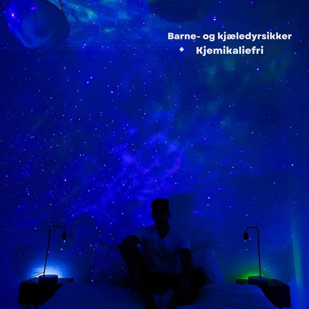 LumaSphere - 360° Projeksjonsstjerneprojektor med smart app-stemmekontroll