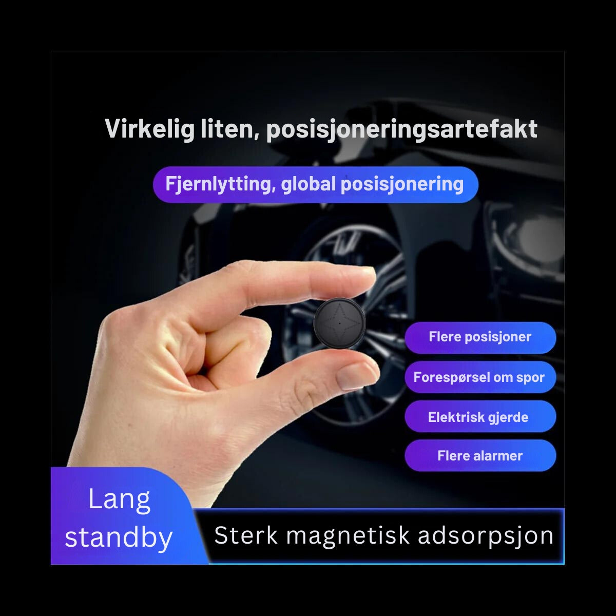 TrackGuard - Kompakt GPS Sporing For Kjøretøy Med Umiddelbare Varsler