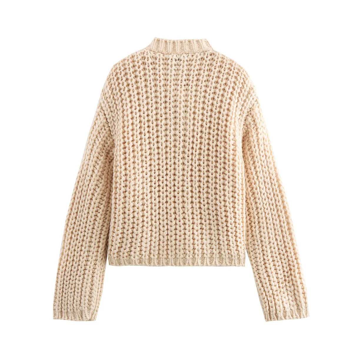 Lily - Moderne genser med smal passform, knappelukking og feminin form