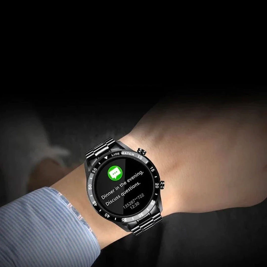 Ethan – Smart treningsklokke med berøringsskjerm med helsesporing og Bluetooth-anropsfunksjoner