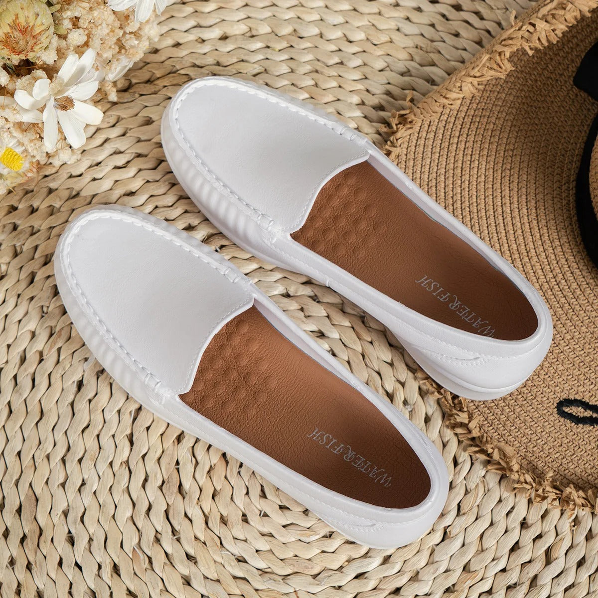 Mila - Slip on loafers med chunky yttersåle og sleek sømmer