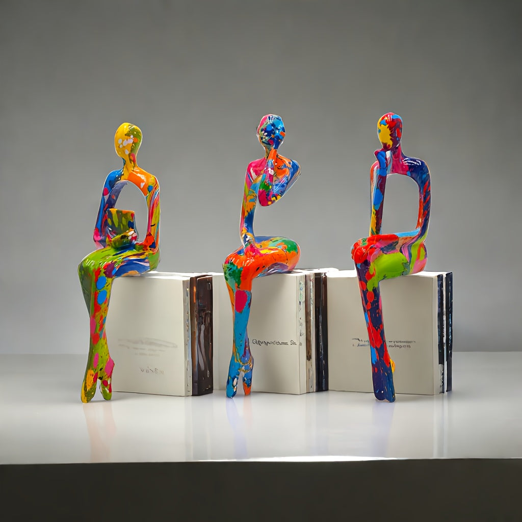 ArtForm – Abstrakt Kunstfigursett for Dristig Interiørdesign