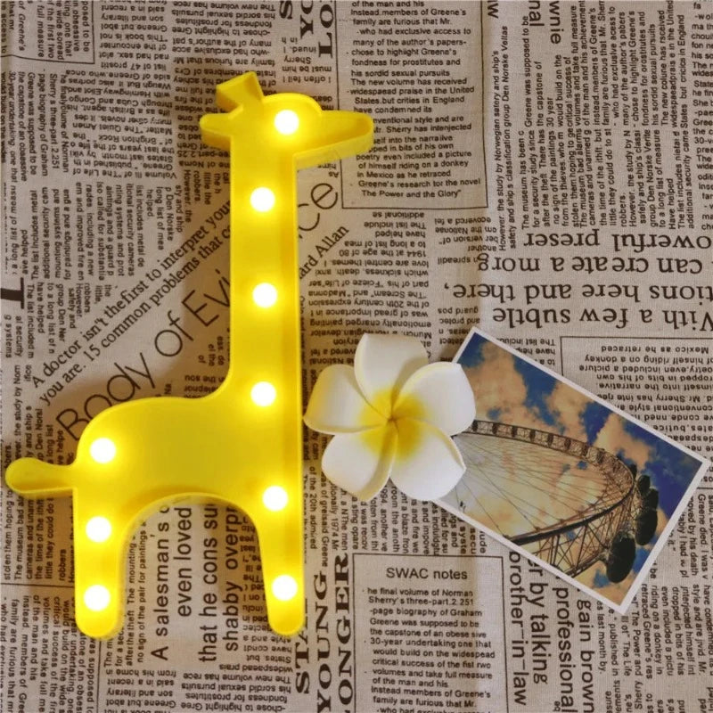 ZooLights - Sjarmerende bordlampe med dyr til barnerommet