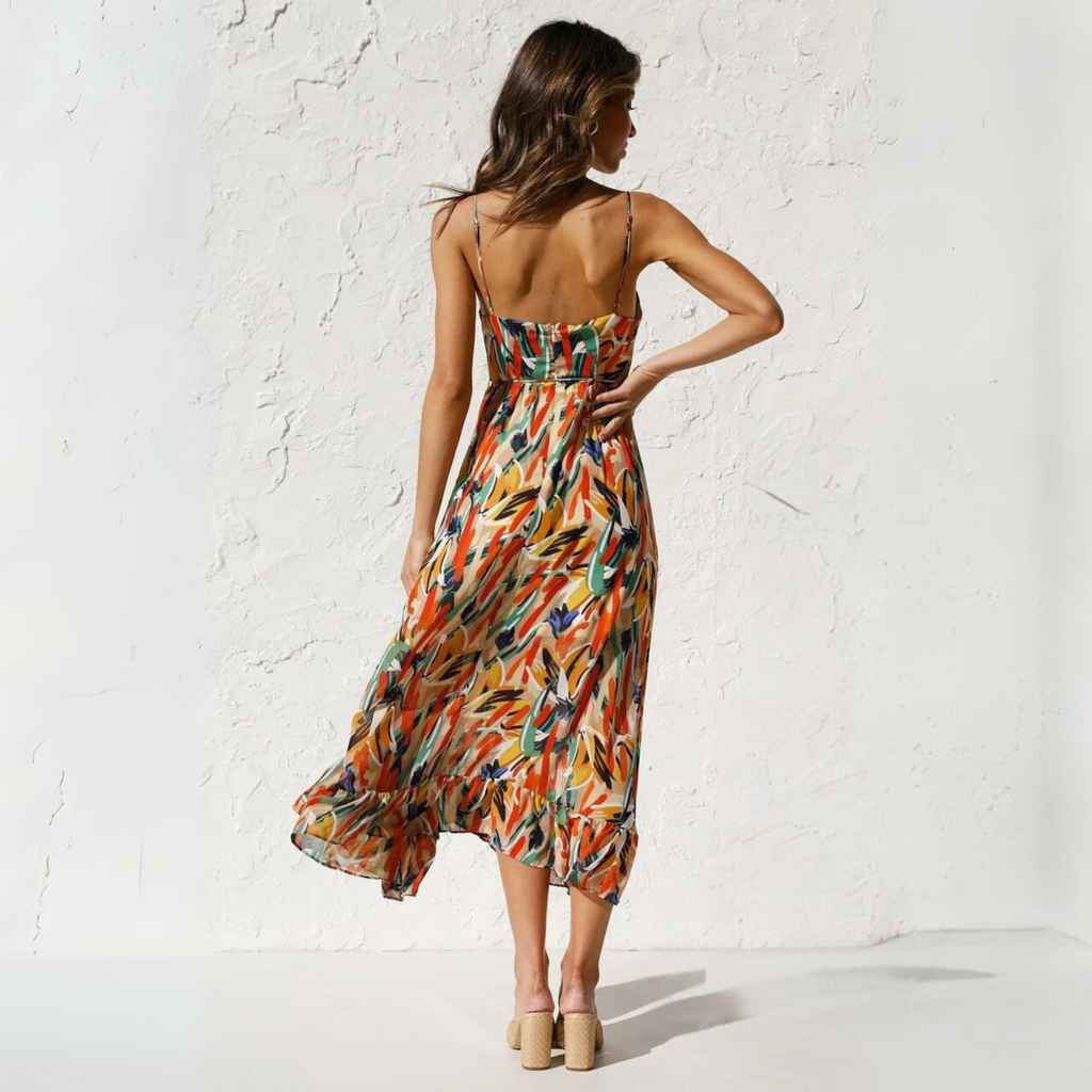 Jasmine - Kjole Med Unikt Mønster Og Behagelig Passform