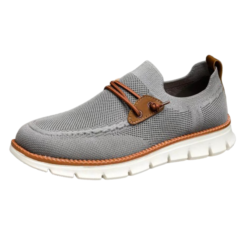 Ethan - Sportslige Slip-On Loafers med Dekorative Detaljer