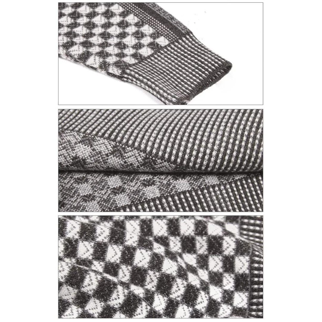 Conrad - Varm langermet genser med mønster og rund hals