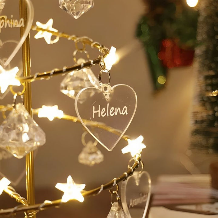 Cherish - Dekorativ juletrelampe med familiesjarm