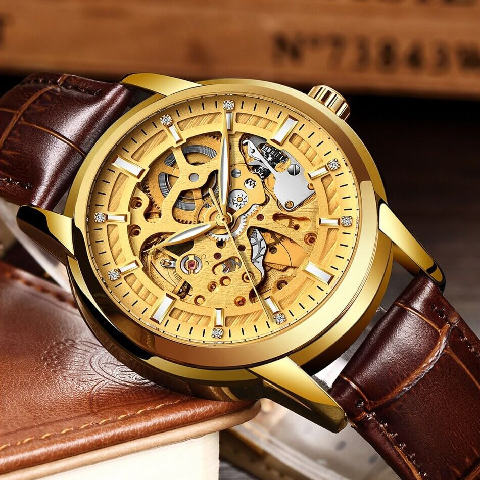 RegalChrono - Klassisk vanntett klokke med keramisk urverk