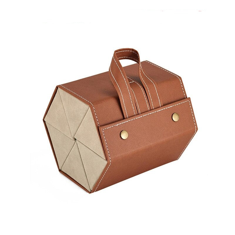 OptiGuard – Sammenleggbart Brilleveske med Flere Rom med Organisert Oppbevaring