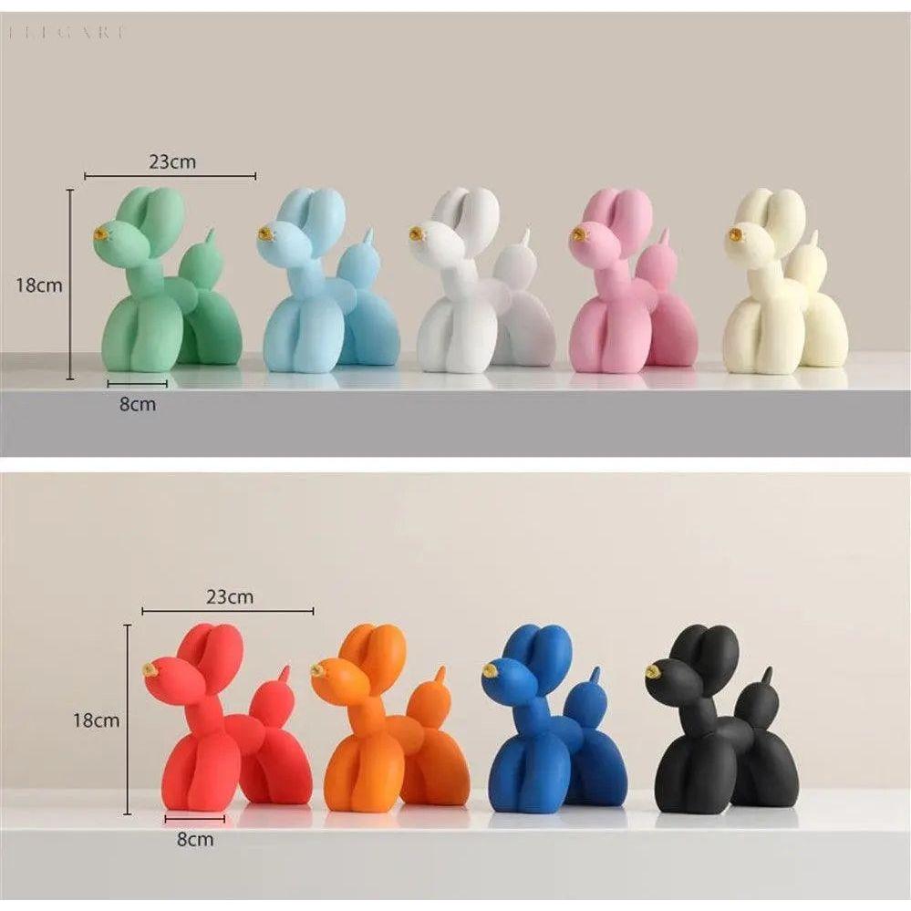 PawLoon - leken ballonghundskulptur for moderne innredning