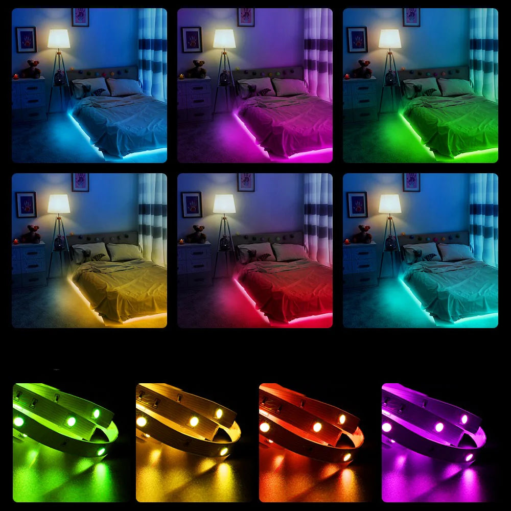 LumiGlow - 10M LED-striper for levende, tilpassbare lyseffekter