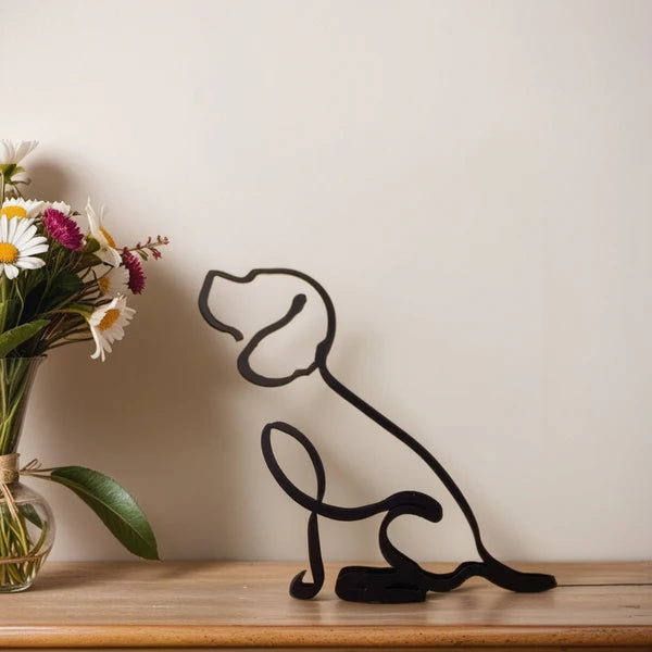 PawSculpt - Abstrakte hundeskulpturer Moderne kunstnerisk aksent til hjemmet