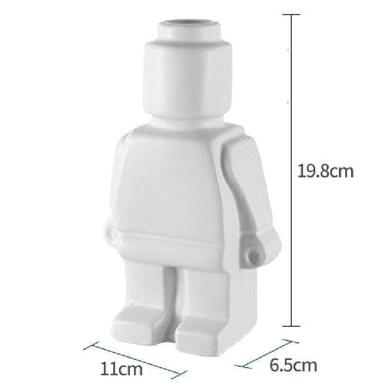 RoboBloom - Robotblomstvase med futuristisk design for leken dekorasjon