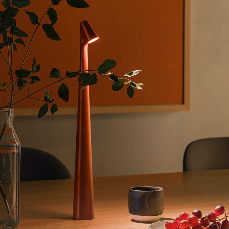 LumaRay – Moderne bordlampe med justerbart hode for allsidig belysning