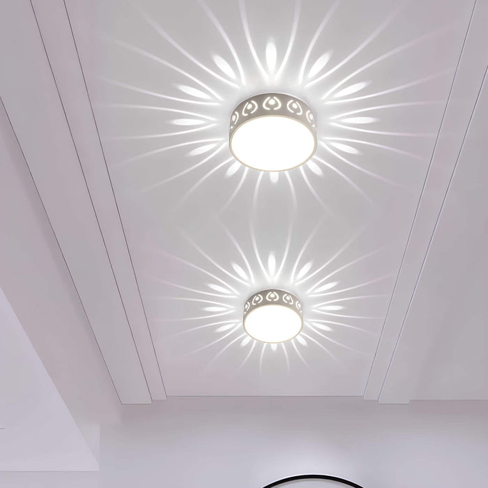 LumaGlow – Moderne LED taklampe med dekorativ lysprojeksjon