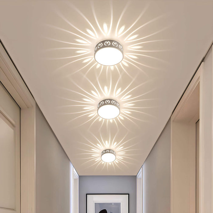 LumaGlow – Moderne LED taklampe med dekorativ lysprojeksjon