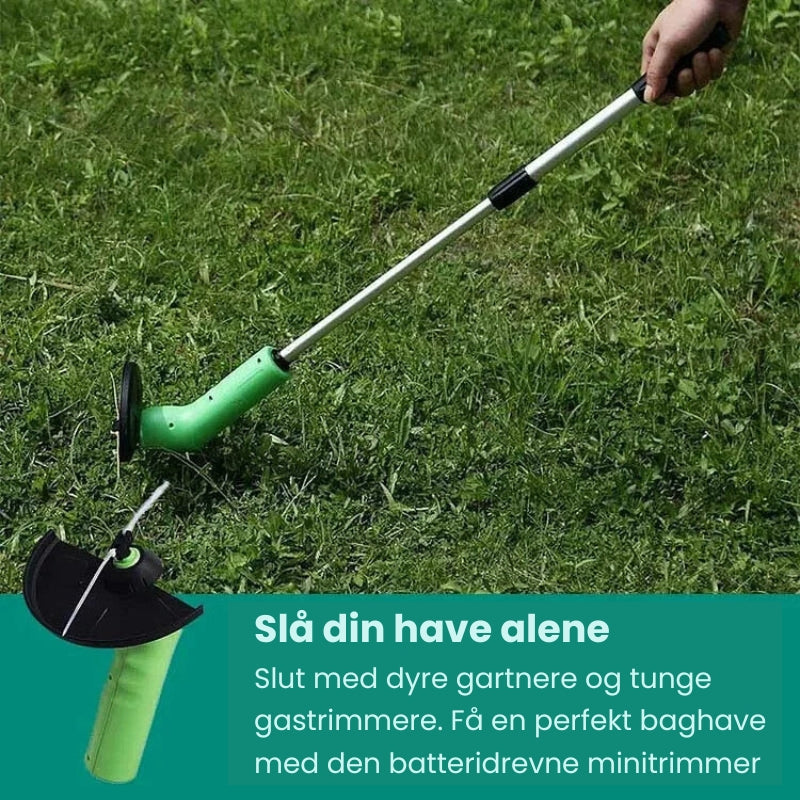 TrimmerPro - batteridrevet minigresstrimmer for effektiv plenpleie