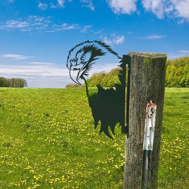PeepCraft - Tittende geit Kunstverk for hagedekor