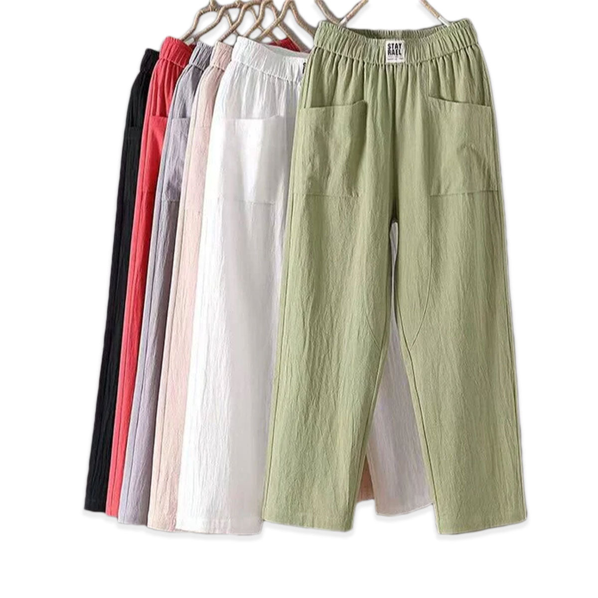 UrbanEase - Baggy bukser med høy midje