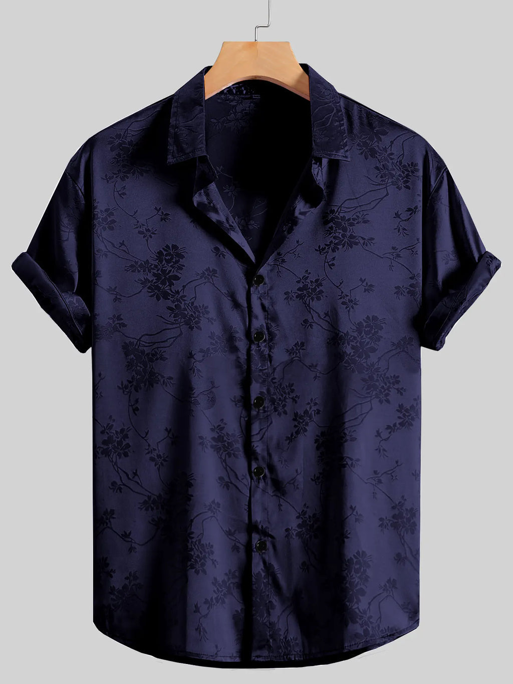 Ethan - Brodert Skreddersydd Slank Moderne Skjorte